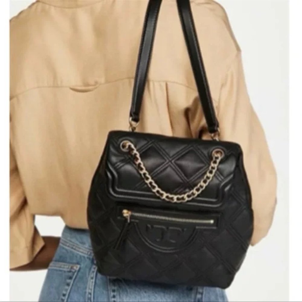 🌸NeW! Tory Burch Soft Fleming Mini Backpack - Picture 14 of 14